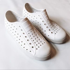 Native Shoes Two Tone White J3